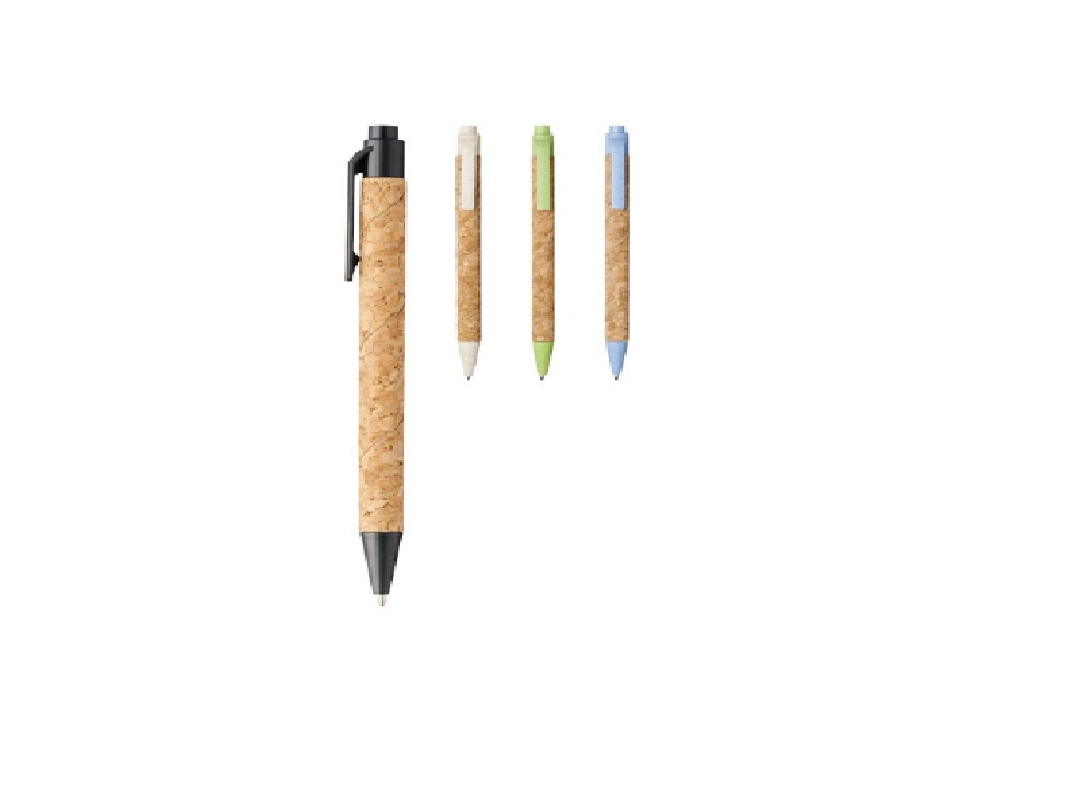 Penna a sfera in sughero e paglia di grano Midar