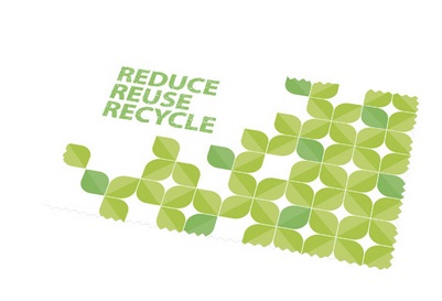 Panno per pulizia piccolo in PET riciclato Caro 