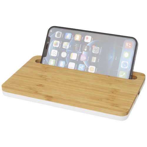 Caricabatterie wireless eco da 10 W in bamb&ugrave; Medake