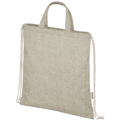 Eco Zaino con cordoncino Pheebs in tessuto riciclato, 150 g/m&sup2;