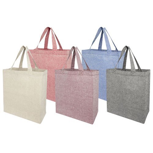 Tote bag con soffietto Pheebs riciclata da 150 g/m&sup2; - 13L 
