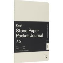 Notebook tascabile in carta di pietra con copertina morbida formato A6 