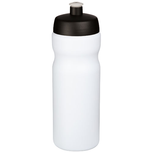 Gift Base Bottiglia Sportiva 600ml Bianca Con Lettera B E Cuore – Borraccia In Metallo Con 2 Tappi