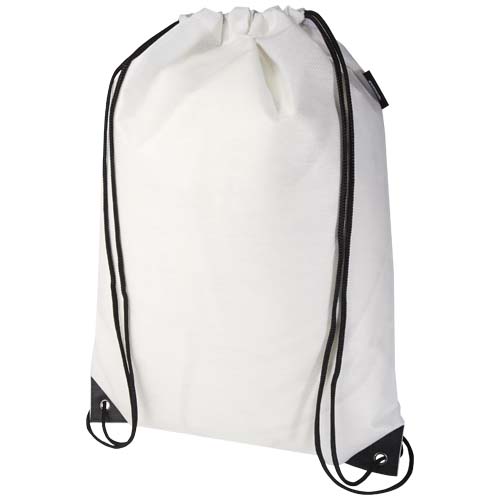 Borsa con coulisse in tessuto non tessuto riciclato certificato GRS Evergreen - 5L - 130080