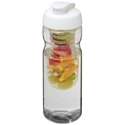 Borraccia sportiva H2O Active&reg; Base da 650 ml con coperchio a scatto e infusore - 210046