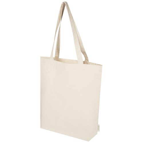 Tote bag con base ampia in tessuto biologico da 180 g/m&sup2; da 11 l Orissa - 130060