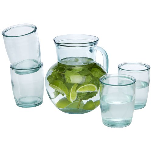 Set da 5 bicchieri in vetro riciclato Terrazza - 113128