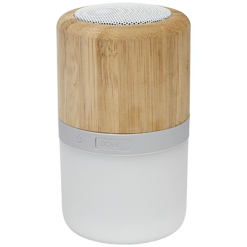 Speaker Bluetooth&reg; in bamb&ugrave; Aurea con luce  - 124151