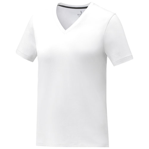 T-shirt Somoto da donna a manica corta con collo a V  - 38031